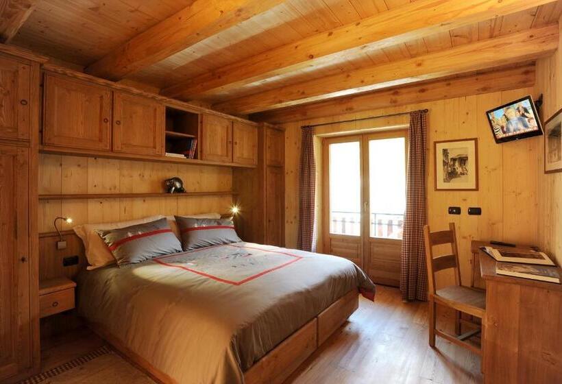 标准间带阳台, Hibou Chambres   Cogne