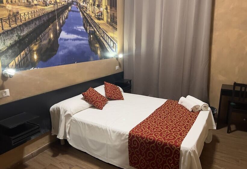 اتاق استاندارد با سرویس بهداشتی مشترک, Albergo Corvetto Corso Lodi