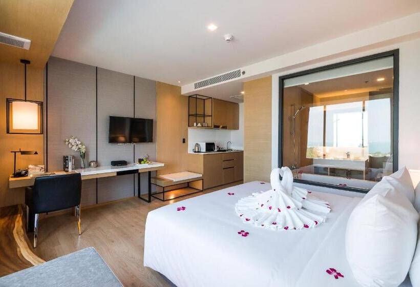 اتاق لوکس با چشم‌انداز دریا, Arize Hotel Sri Racha