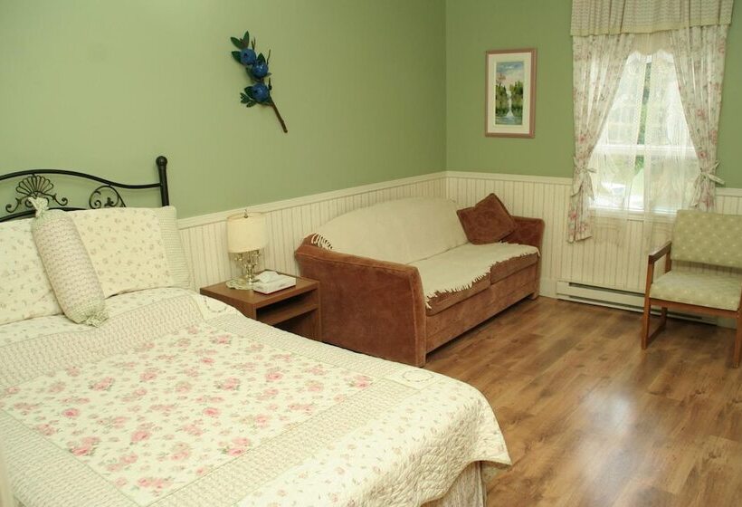 ダブルベッドスタンダードルーム, Auberge Presbytere Mont Lac Vert
