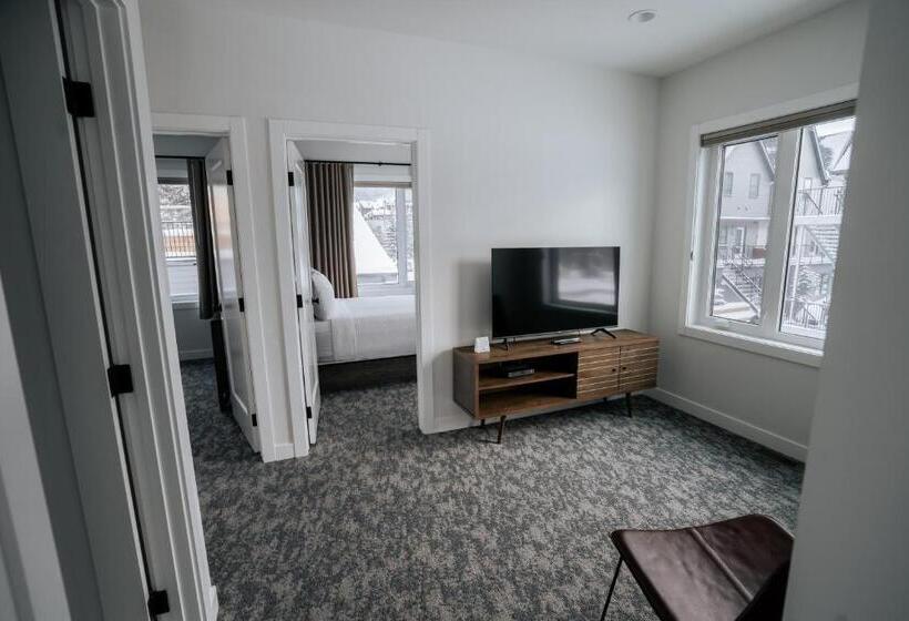 １ベッドルームのデラックスアパートメント, Basecamp Resorts Canmore