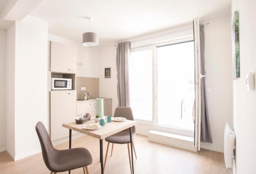 Апартаменты 1 Спальня, Zenao Appart Hôtels Mulhouse
