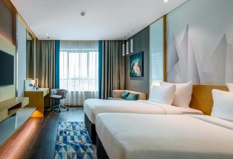 带城市景观的高级房间, Flora Inn Hotel Dubai Airport