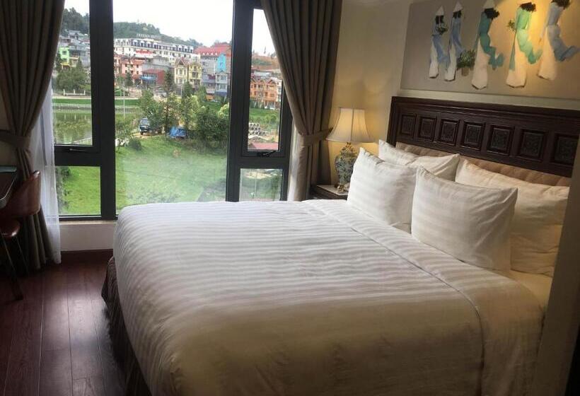 اتاق لوکس با چشم‌انداز دریاچه, Paris Boutique Hotel Sapa