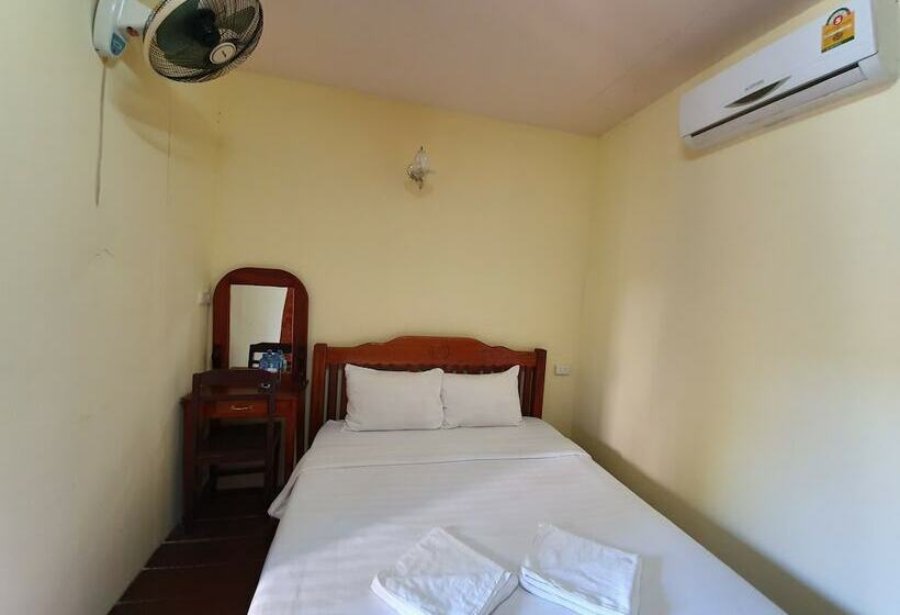 标准间带阳台, Vang Vieng Garden Bungalow