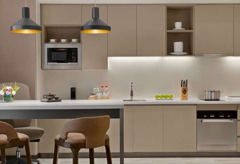 Студия Стандарт, Hyatt House Chengdu Pebble Walk