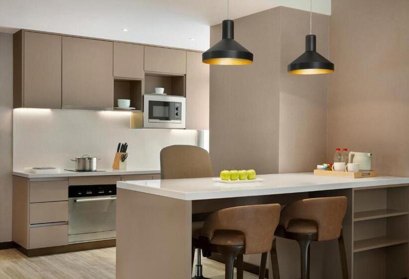 Студио Стандарт Кровать Кинг, Hyatt House Chengdu Pebble Walk