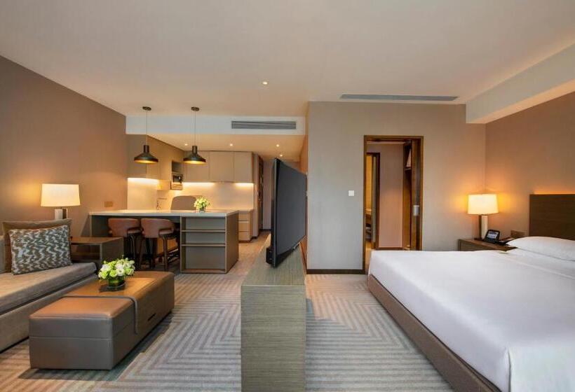 Студио Стандарт Кровать Кинг, Hyatt House Chengdu Pebble Walk