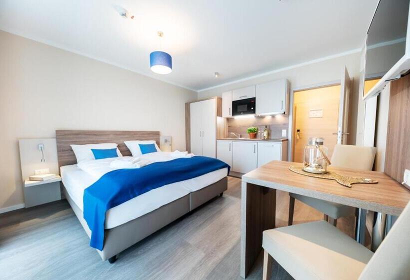 استودیو استاندارد با تراس, Akzent Apartmenthotel Binz