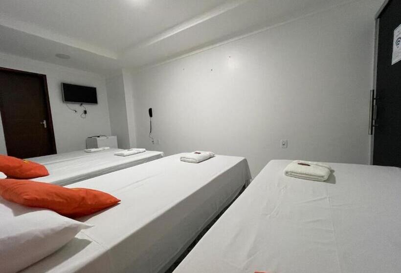 Четырехместный Номер Стандарт, Pousada Acauã Acesso Através De Escadas