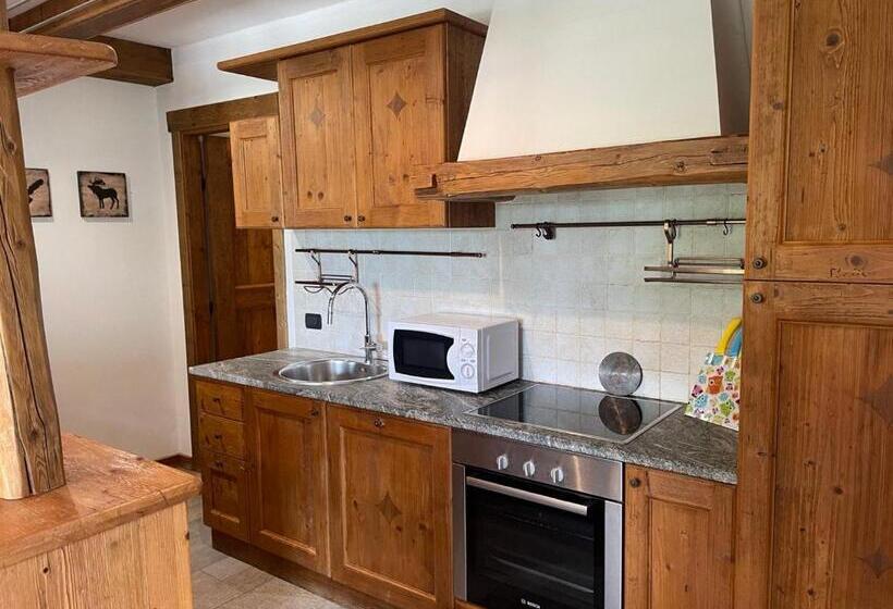 침실 1개 디럭스 아파트, Residence Le Marmotte