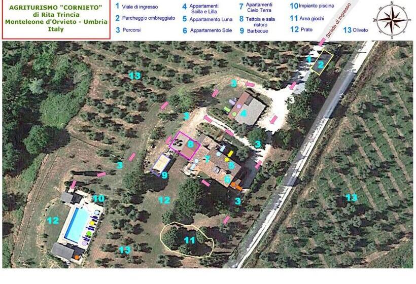 带1个卧室的高级公寓, Agriturismo Cornieto