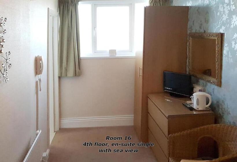 חדר סטנדרטי יחיד עם נוף לים, The Paragon   Guest Accommodation