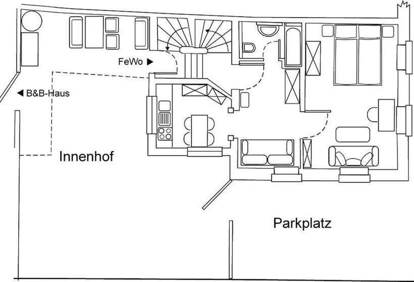 דירת חדר, Die Sprachpension   The Language Guesthouse