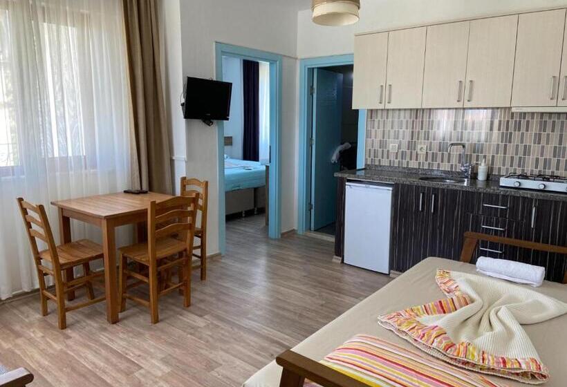 اتاق استاندارد سه تخته با بالکن, Azra Apart & Otel
