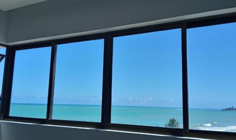 オーシャンビュースイート, Flat Em Hotel De Luxo Beira Mar Da Grife Ritz Suítes Com Vista Ampla Para Todo O Mar Da Cruz Das Alm