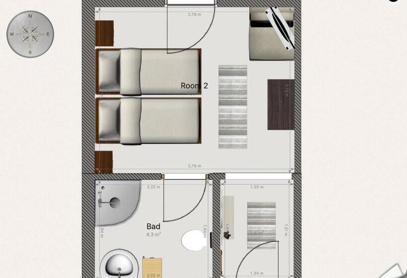 스탠다드 룸, Haus Alpenblick Mölltal