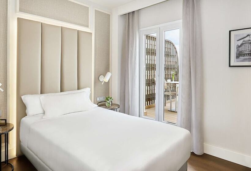 Habitación Estándar Individual con Vistas, NH Madrid Nacional