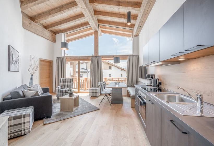 Апартаменты 1 Спальня, Alpenparks Chalet & Apartment Alpina Seefeld
