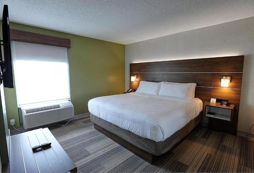Quarto Estandar Cama King para Deficientes Físicos, Holiday Inn Express & Suites Toronto Airport West, An Ihg