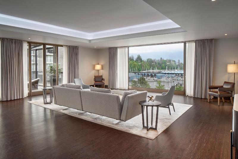 景色の見えるスイートルーム, The Westin Bayshore, Vancouver