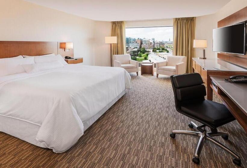 キングサイズベッド、ビュー付きデラックスルーム, The Westin Ottawa