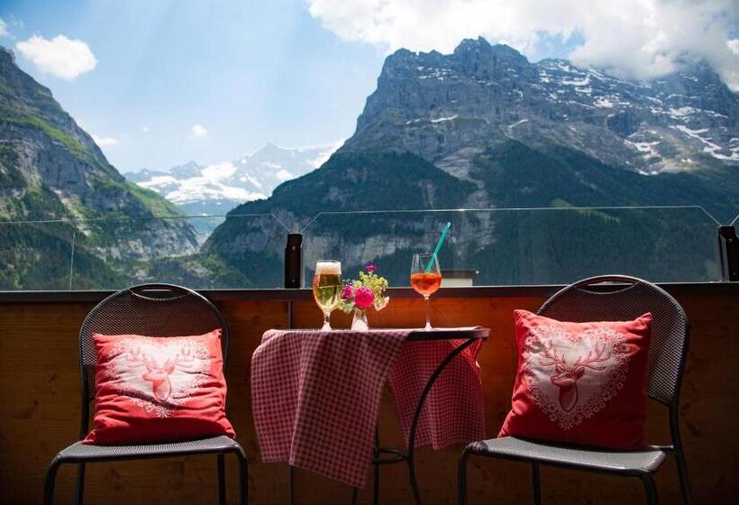 Comfort room with mountain view, Hirschen   Grindelwald