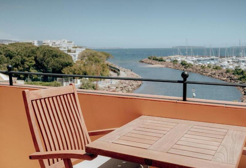 디럭스 테라스 룸 바다 전망, Ermitage De L Oasis & Spa  Cannes Mandelieu