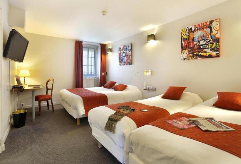 Четырехместный Номер Стандарт, Hôtel Les Tilleuls, Bourges
