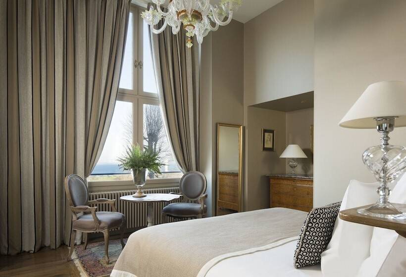 Номер Deluxe, La Ferme Saint Simeon Spa  Relais & Chateaux