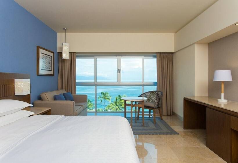 Quarto deluxe vista mar, Sheraton Buganvilias Resort & Convention Center