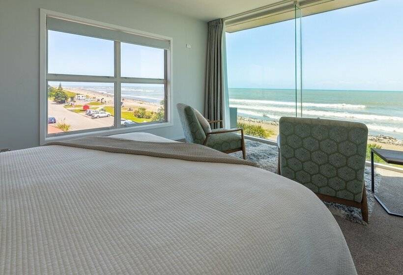 1침실 펜트하우스 아파트, Beachfront Hotel Hokitika