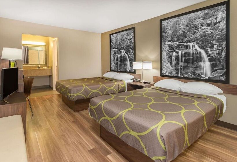 Номер Стандарт 2 Двуспальные Кровати, Super 8 By Wyndham Asheville Airport