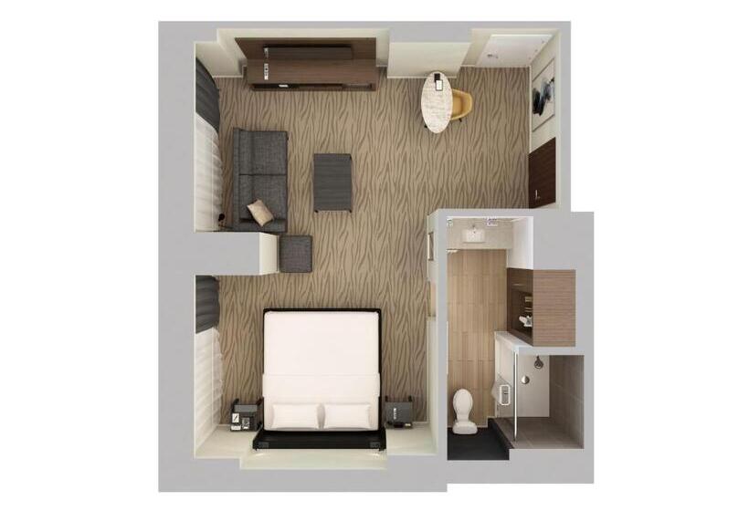 스탠다드 룸 킹사이즈 침대, Hyatt Regency Deerfield