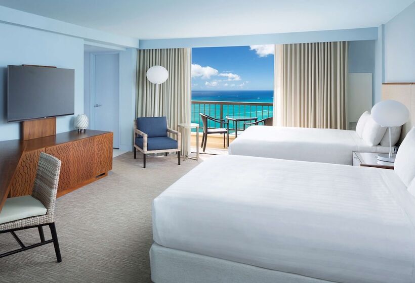 اتاق استاندارد با 2 تخت دوبل, Hyatt Regency Waikiki Beach Resort & Spa