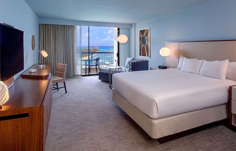 اتاق استاندارد با تخت دوبل و چشم‌انداز دریا, Hyatt Regency Waikiki Beach Resort & Spa