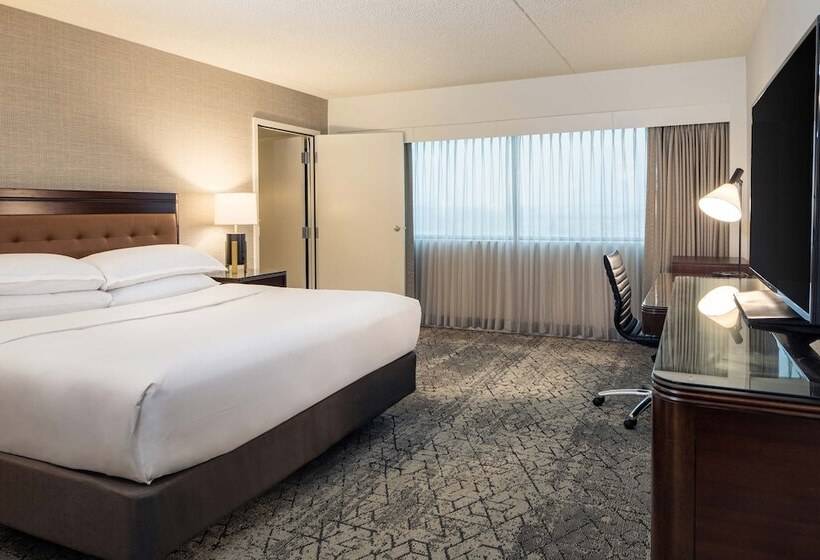 带景观的带双人床的标准间, Sheraton Detroit Metro Airport