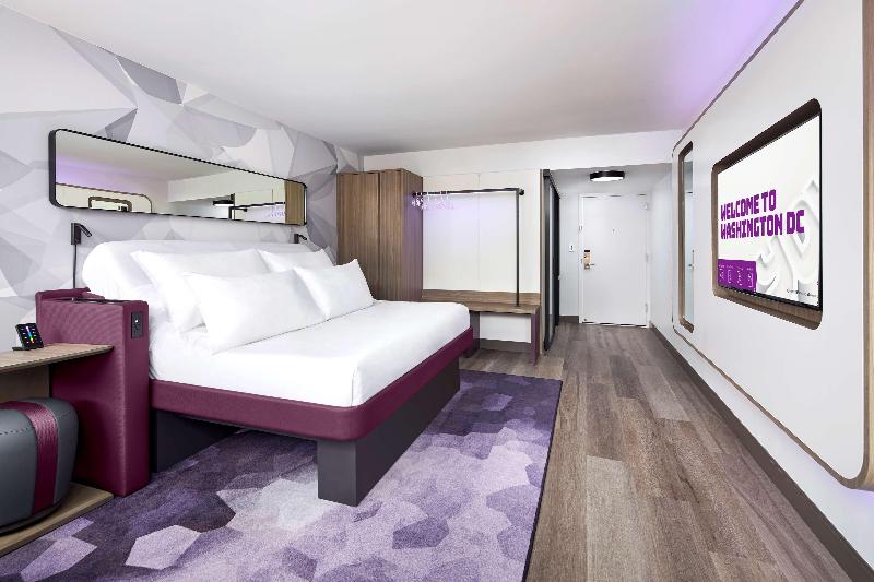 キングサイズベッドのスタンダードルーム, Yotel Washington Dc