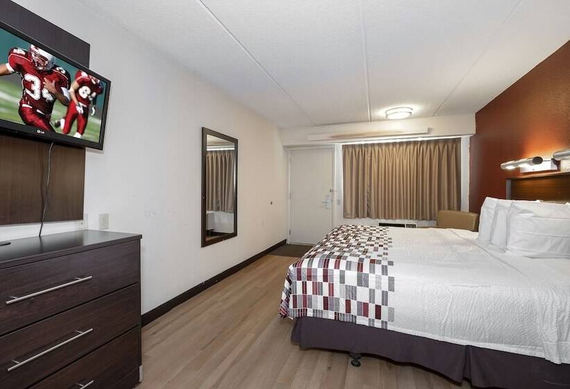 장애인을 위한 더블 침대 스탠다드 룸, Red Roof Inn Atlanta  Smyrna/ Ballpark