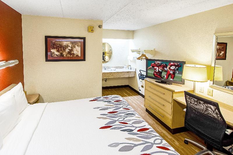 带大床的标准间, Red Roof Inn Virginia Beach