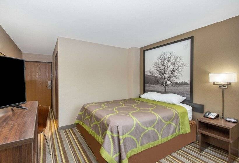 Chambre Standard Adaptée aux Personnes à Mobilité Réduite, Super 8 By Wyndham Chattanooga Lookout Mountain Tn