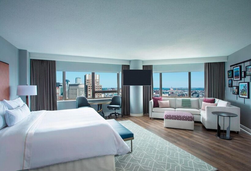 带双人床的标准工作室, The Westin Copley Place, Boston