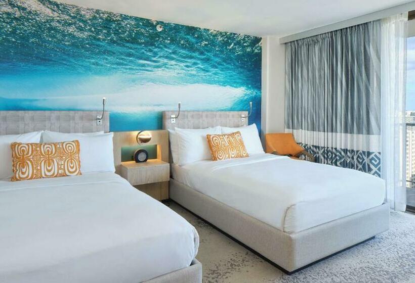 스탠다드 룸 더블 침대 2개, Outrigger Waikiki Beachcomber