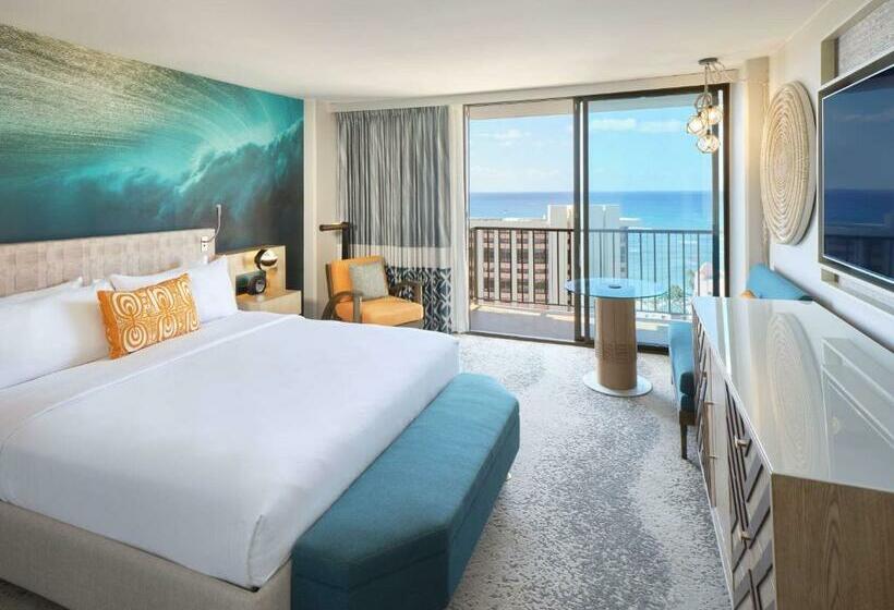 스탠다드 룸 킹사이즈 침대, Outrigger Waikiki Beachcomber