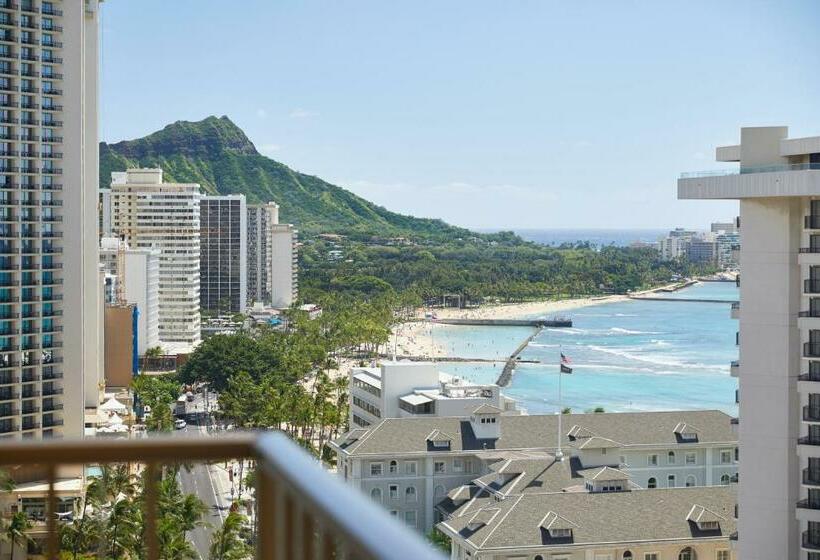 스탠다드 룸 킹사이즈 침대, Outrigger Waikiki Beachcomber