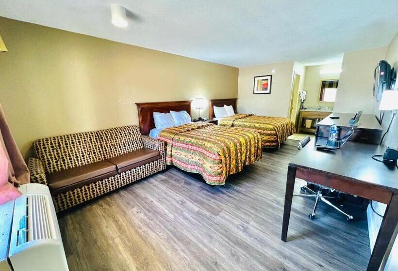 Номер Стандарт 2 Двуспальные Кровати, Rodeway Inn Expo Center