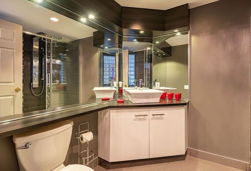 １ベッドルームのスーペリアアパートメント, Hebergement Montsteanne Condos