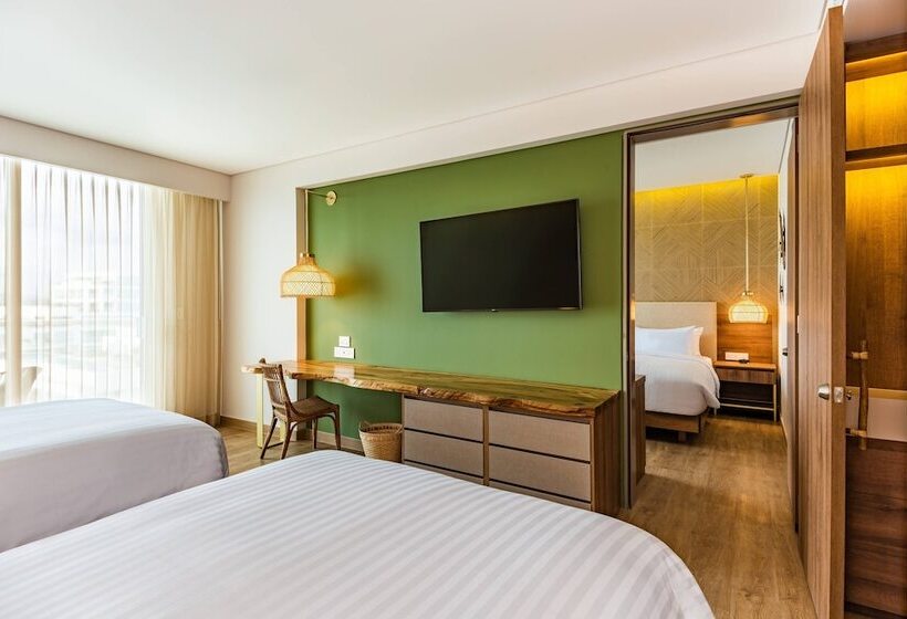 חדר סטנדרט שתי מיטות זוגיות, Santa Marta Marriott Resort Playa Dormida