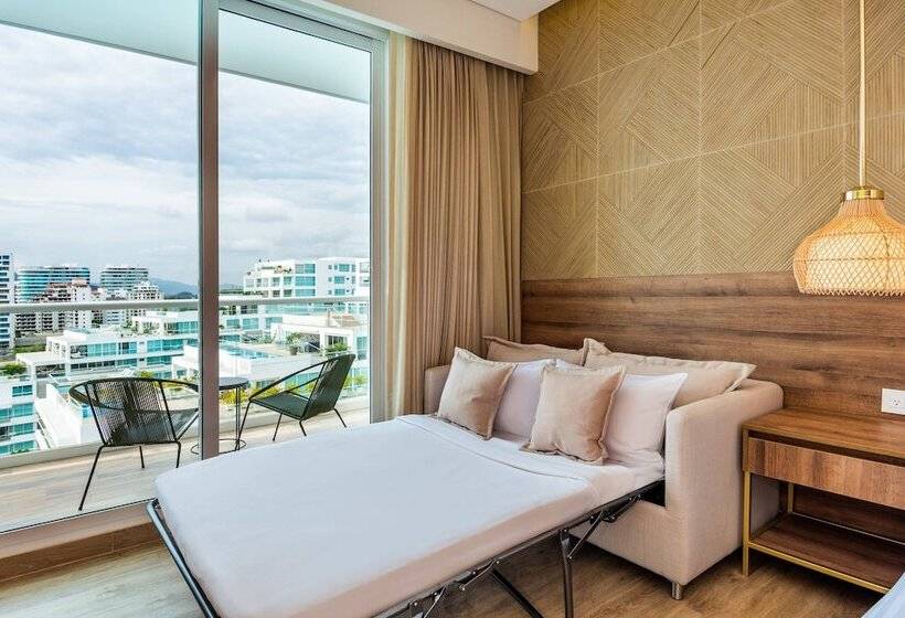 חדר סטנדרט מיטה זוגית, Santa Marta Marriott Resort Playa Dormida
