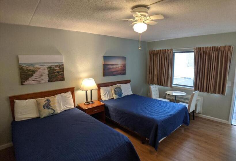 스탠다드 룸 더블 침대 2개, Sand Pebble Motor Lodge